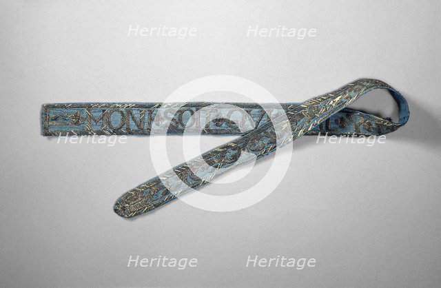 Bonnie Prince Charlie's Garter insignia., c18th century. Artist: Unknown.