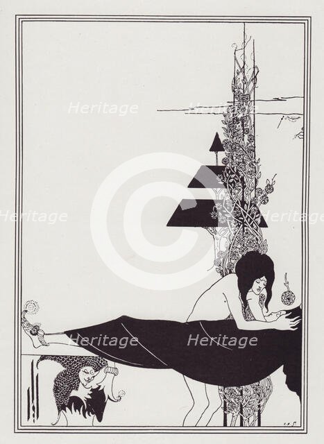 A Platonic Lament, 1893. Creator: Aubrey Beardsley.