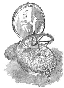 The Astrolabe of Sir Francis Drake, in Greenwich Hospital, 1856.  Creator: Unknown.