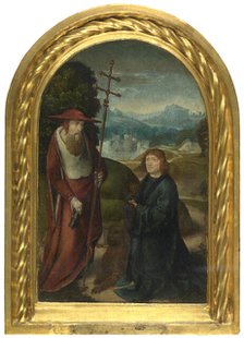 Saint Jerome and Donor, 1500-1515. Creator: Anon.