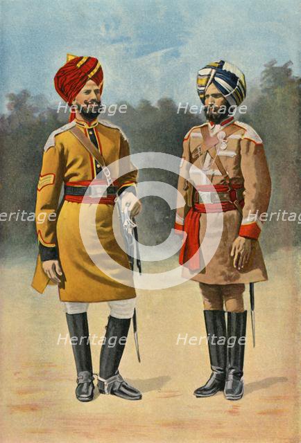 'First Bengal Cavalry and Guide Cavalry', 1901. Creator: Gregory & Co.