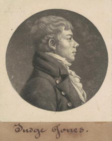 Walter Jones, 1805. Creator: Charles Balthazar Julien Févret de Saint-Mémin.