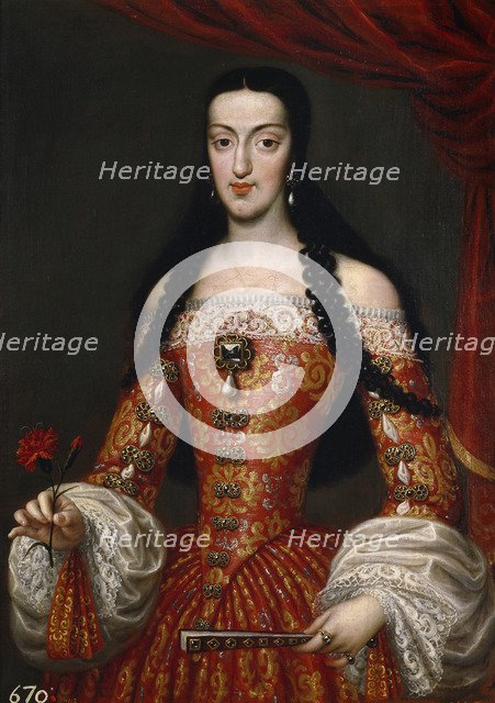 Marie Louise of Orléans (1662-1689), Queen of Spain, ca 1679. Artist: García Hidalgo, José (1645-1717)