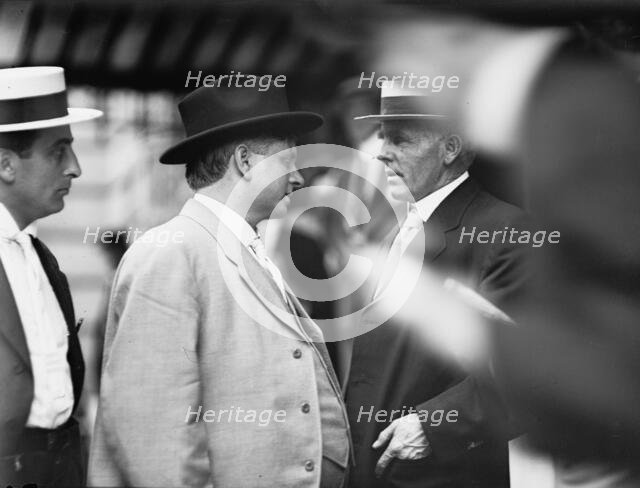 Democratic National Convention - W. Davis of State Department; Sen. Gore of Oklahoma..., 1912. Creator: Harris & Ewing.