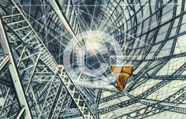 Framework of a zeppelin, 1932. Creator: Unknown.