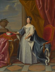 Portrait of Theresa Kunegunda Sobieska (1676-1730), Electress of Bavaria. Creator: Horemans, Peter Jacob (1700-1776).
