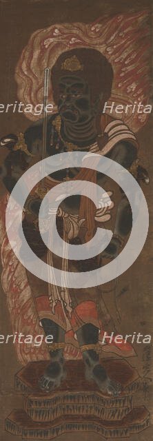 Fudo Myoo, 14th century.  Creators: Ryushu Shutaku, Unknown.