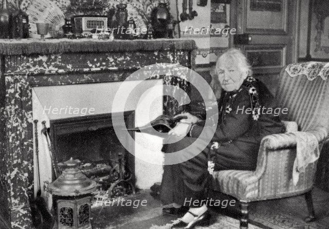 Juliette Adam, French author and feminist, 1929. Artist: Unknown