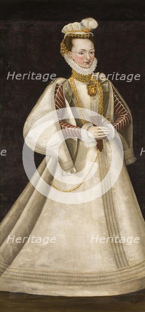 Portrait of Perchta of Rosenberg (1425-1476). Creator: Anonymous.