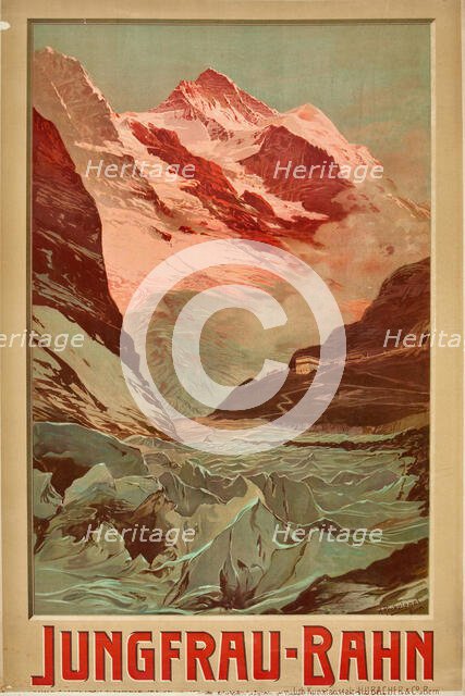 Jungfrau Railway, 1903. Creator: Reckziegel; Anton (1865-1936).