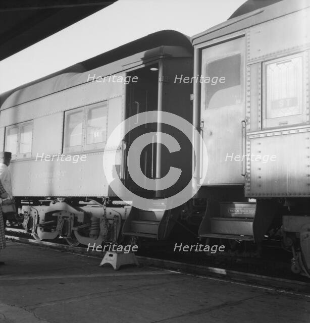 Railroad yards, Kearney, Nebraska, 1939. Creator: Dorothea Lange.