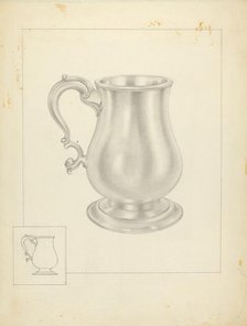 Silver Mug, c. 1936. Creator: Isidore Steinberg.