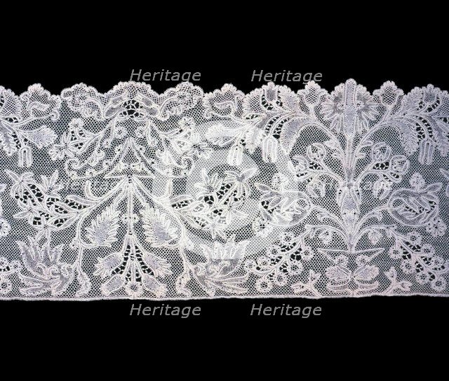 Flounce, Italy, 1775/1800. Creator: Unknown.