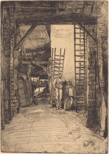 The Lime-Burner, 1859. Creator: James Abbott McNeill Whistler.