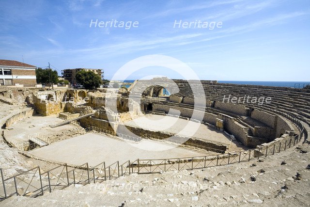 Roman amphitheatre, Tarragona, Catalonia, Spain, 2007. Artist: Samuel Magal