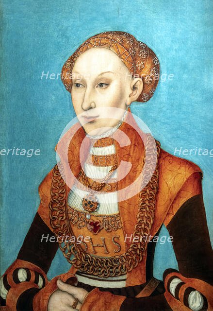 Portrait of Princess Sibylle of Cleves (1512-1554), c1531. Creator: Cranach; Lucas; the Elder (1472-1553).