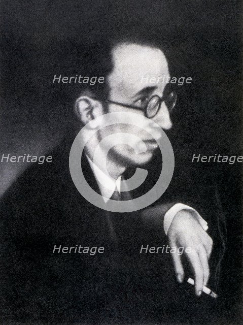 Màrius Torres i Pereña (1910 - 1942), Catalan poet, photograph taken on November 6, 1941 and repr…