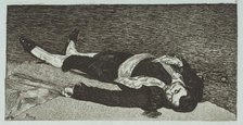 Dead Toreador, 1867-68. Creator: Edouard Manet.