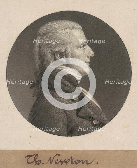 Thomas Newton, Jr., 1806. Creator: Charles Balthazar Julien Févret de Saint-Mémin.