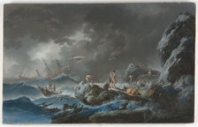 The Shipwreck, 1782. Creator: Jean-Baptiste Pillement.