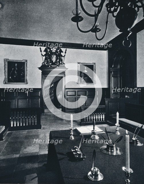 'The Assembly Room of the House of Burgesses', c1938. Artist: Unknown.