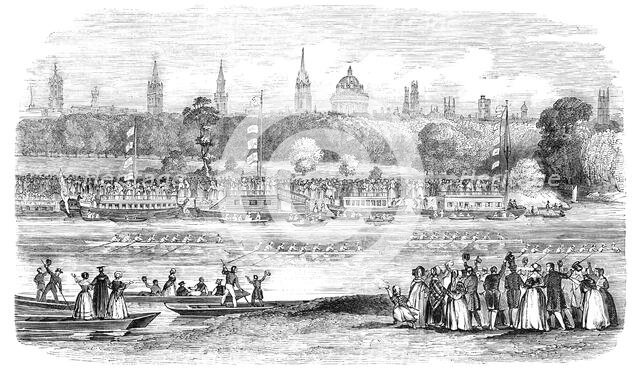 The Boat Race, 1844. Creator: Unknown.