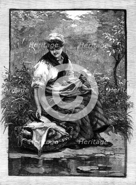 Dinner Time: Waiting for the Reapers, 1881. Creator: William James Palmer.