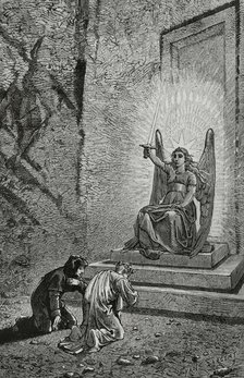 The Divine Comedy, (1307-1321): Purgatory, 1888.  Creator: Jean Edouard Dargent.