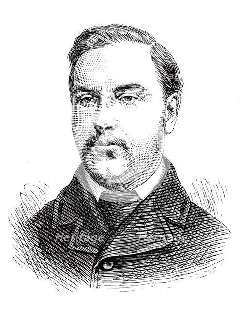 The Universities' Boat-Race, the Cambridge Crew: 5. L. G. Pike, Caius, 1876. Creator: Unknown.