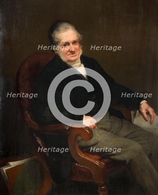 Portrait of Samuel Lines (1778-1863), 1863. Creator: William Thomas Roden.