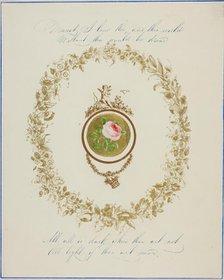 Dearest, I Love Thee (valentine), c. 1850. Creator: Unknown.