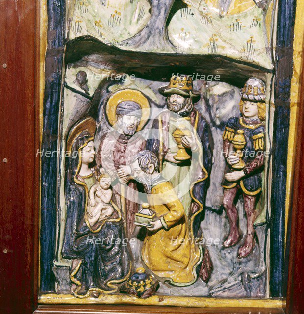 Adoration of the Magi, Faenza, Italy, c1490. Artist: Unknown.