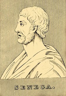 'Seneca',  (c4 BC-AD 65), 1830. Creator: Unknown.
