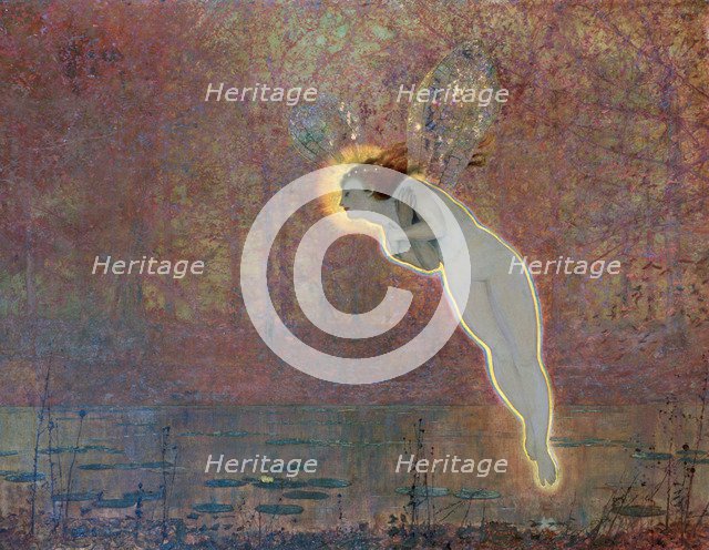 'Iris', c1860-1893. Artist: John Atkinson Grimshaw