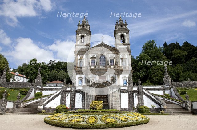 Facade, Bom Jesus do Monte Church, Braga, Portugal, 2009.  Artist: Samuel Magal