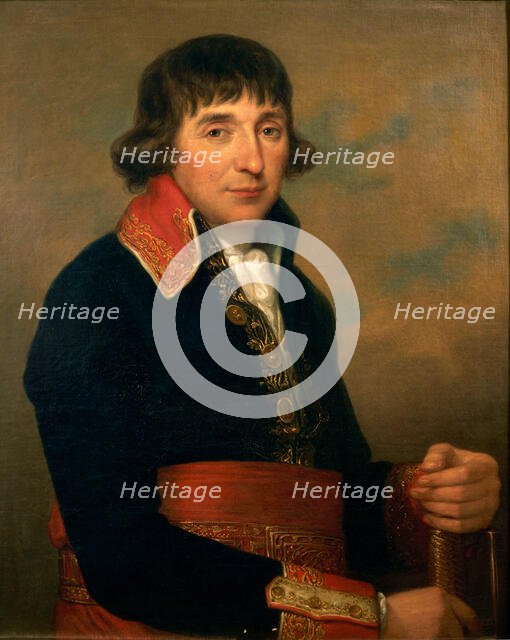 Portrait of Augustin de Lespinasse (1736-1816), 1798. Creator: Kauffmann, Angelika (1741-1807).