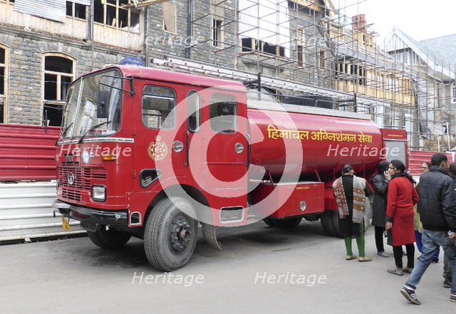 Fire Engine Shimla Himachal Pradesh, India. Creator: Unknown.