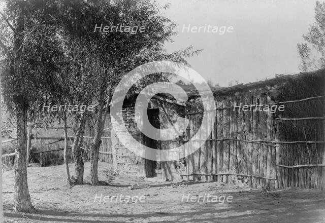 Chemehuevi modern home, c1907. Creator: Edward Sheriff Curtis.