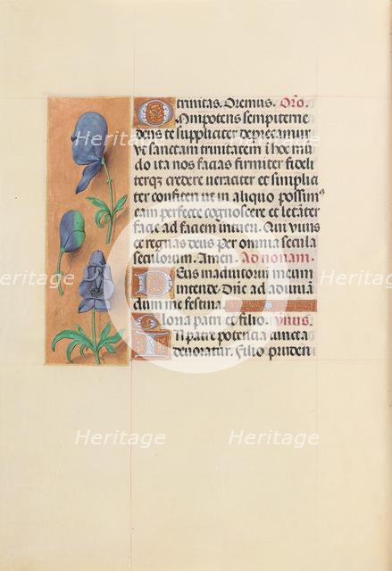 Hours of Queen Isabella the Catholic, Queen of Spain: Fol. 20v, c. 1500. Creator: Master of the First Prayerbook of Maximillian (Flemish, c. 1444-1519); Associates, and.