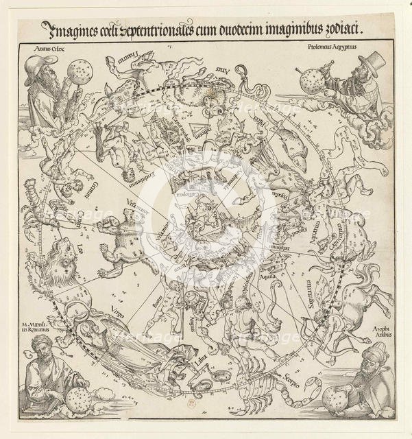 The Northern Celestial Hemisphere, 1515. Creator: Dürer, Albrecht (1471-1528).