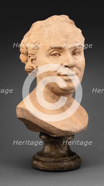 Bust of Piron, 1750/60. Creator: Attributed to Jean-Baptiste Lemoyne II.