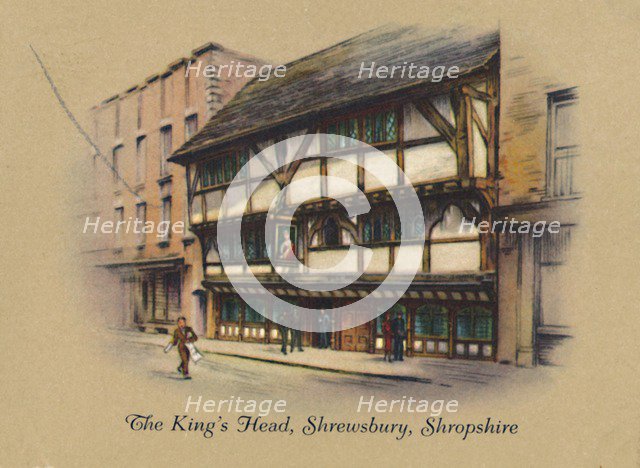 'The King's Head, Shrewsbury, Shropshire', 1939. Artist: Unknown.