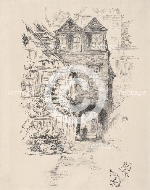 The Priest's House, Rouen, 1894. Creator: James McNeill Whistler (American, 1834-1903).