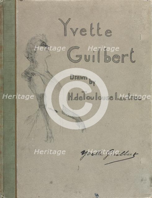 Yvette Guilbert-English Series: Cover, 1898. Creator: Henri de Toulouse-Lautrec (French, 1864-1901).