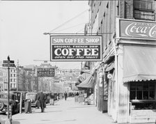 New Orleans downtown street, Louisiana, 1936. Creator: Walker Evans.