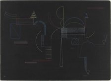 Von hier bis dort (From Here to There), 1933. Creator: Kandinsky, Wassily Vasilyevich (1866-1944).