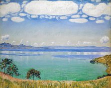 Lake Geneva, Seen from Chexbres, 1905. Creator: Hodler, Ferdinand (1853-1918).