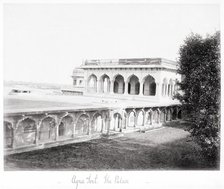 Agra Fort, The Palace, Late 1860s. Creator: Samuel Bourne.