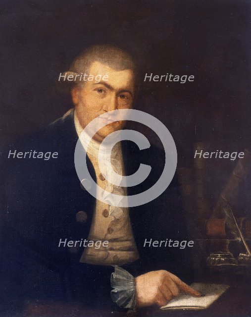 'Portrait of David Garrick', c1770. Artist: Unknown