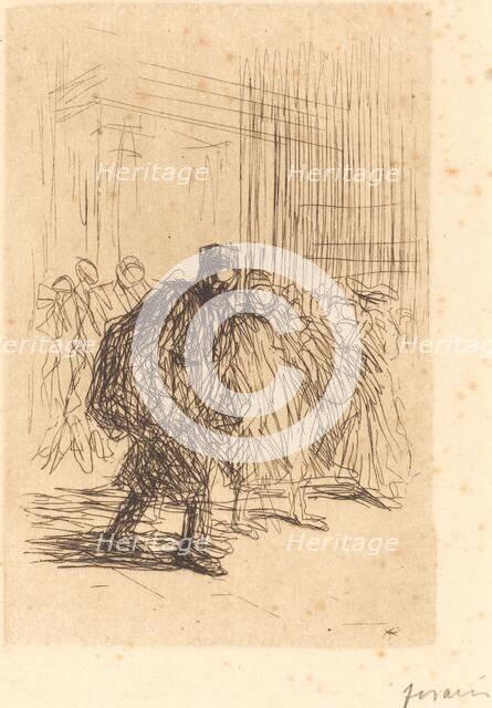 The Corridors of the Palace of Justice, 1908. Creator: Jean Louis Forain.